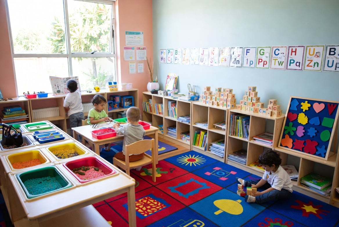 Montessori classroom view 1
